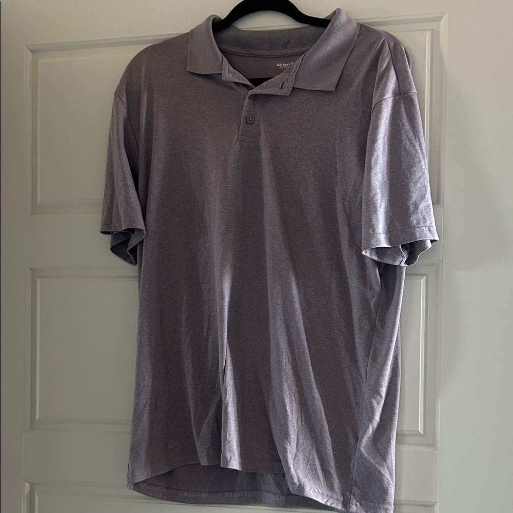 Old Navy Men's Polo Shirt in Gray